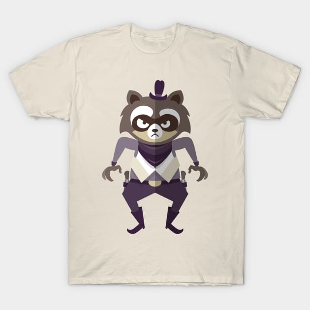 Rocky Raccoon II T-Shirt by slugbunny